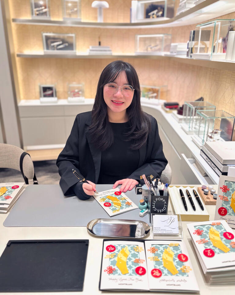 Live Calligraphy Service at MONTBLANC for Lunar New Year Event