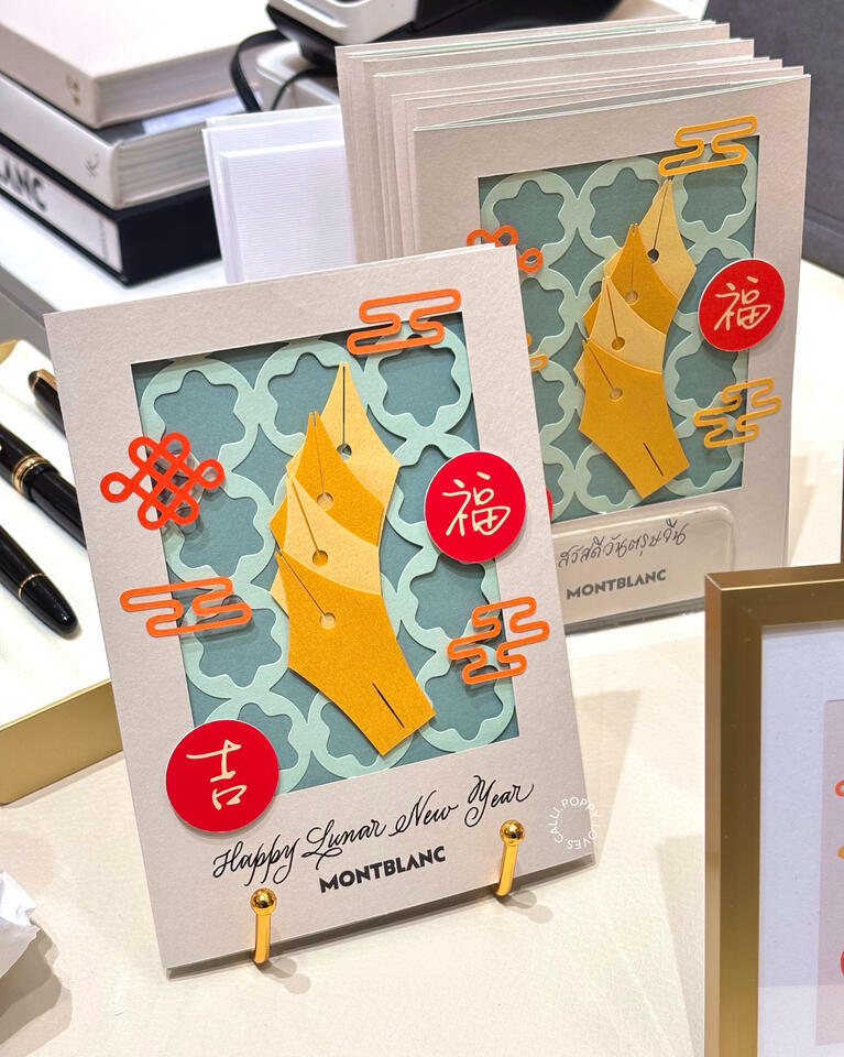 Live Calligraphy Service at MONTBLANC for Lunar New Year Event