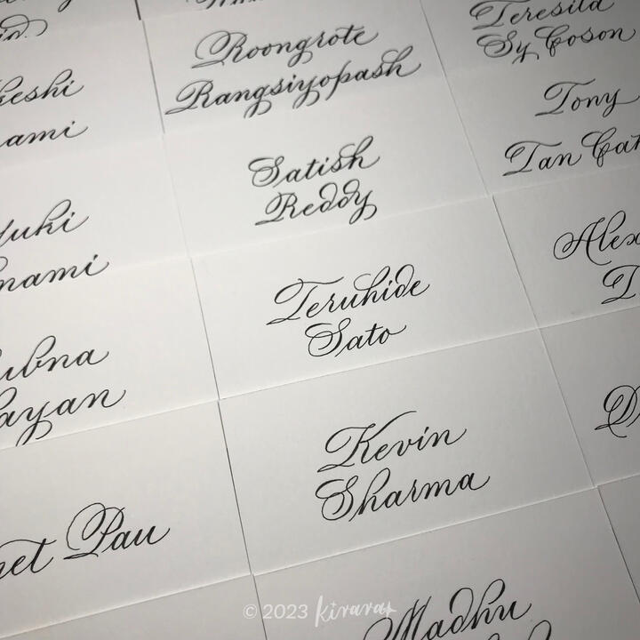 Place cards