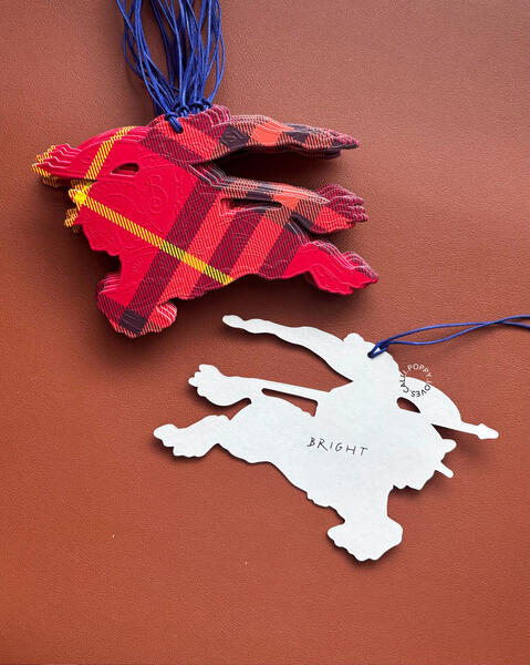 Message card for BURBERRY, DEC 2024